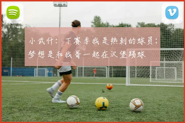 小武什：下赛季我是热刺的球员；梦想是和我哥一起在汉堡踢球